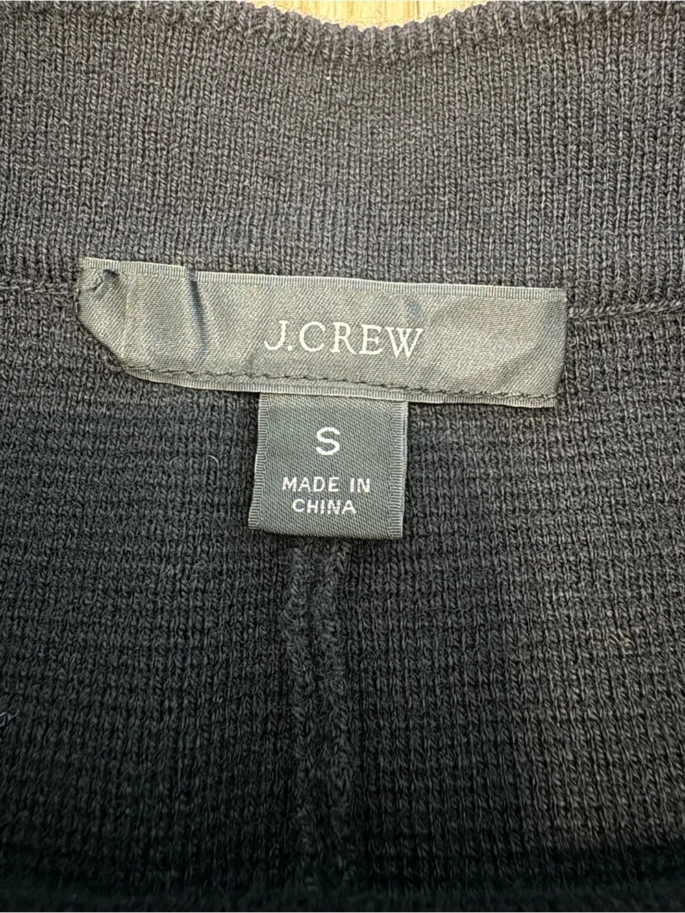 J.Crew Wide Leg Sweater Pants Black S BA401 Cropped High Rise Knit Pull On Cozy